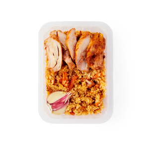 ПЛОВ С КУРИЦЕЙ 400ГР ШТ