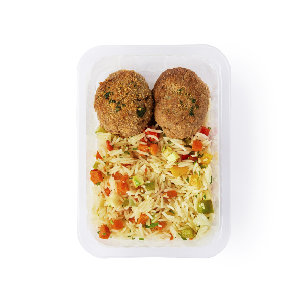 КОТЛЕТЫ ДОМАШНИЕ С РИСОМ И ОВОЩАМИ 320ГР ШТ