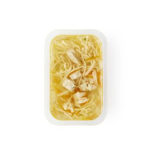 СУП ЛАПША ДОМАШНЯЯ С КУРИЦЕЙ 350ГР 1ШТ 