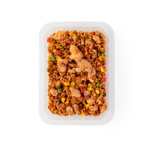 РИС С ОВОЩАМИ И КУРИЦЕЙ 300ГР 1ШТ
